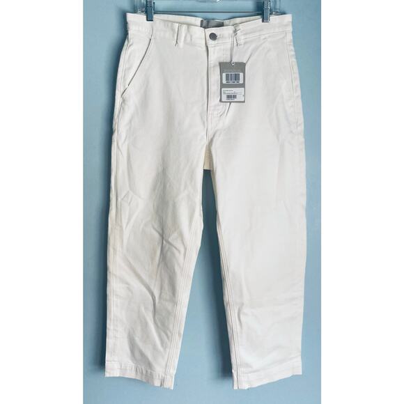 Everlane Straight Leg Crop 14 White - Picture 2 of 8